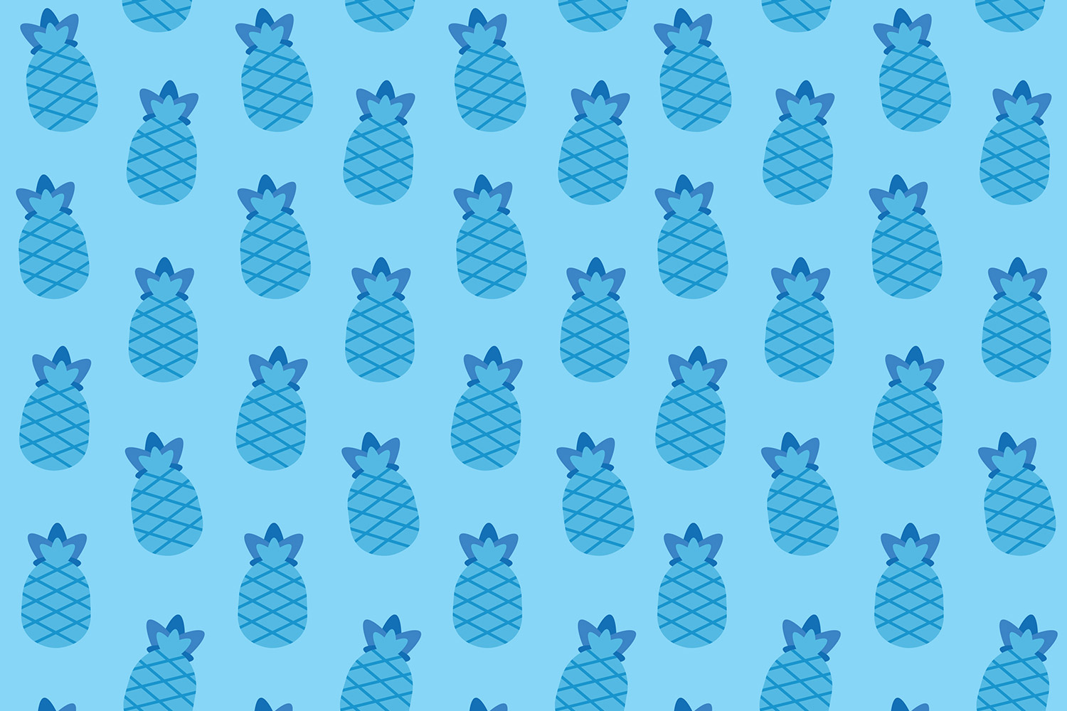 carta-da-regalo-pattern-ananas-azzurra-pineapple-supercolors