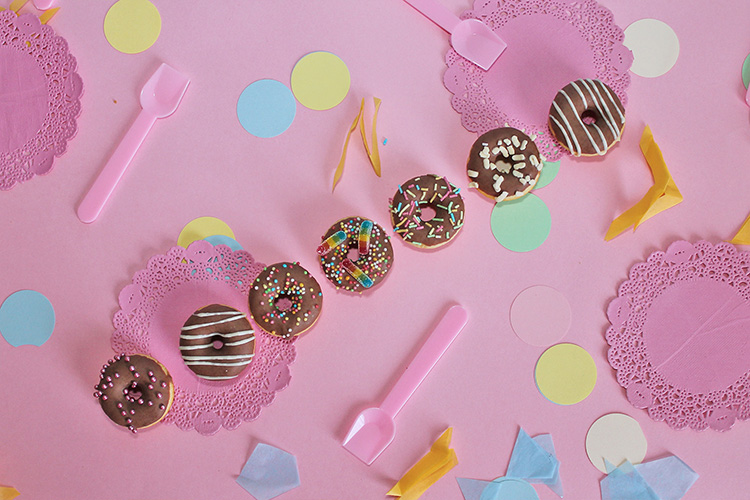mini ciambelle al cioccolato