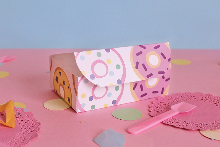 scatola take-away per ciambelle