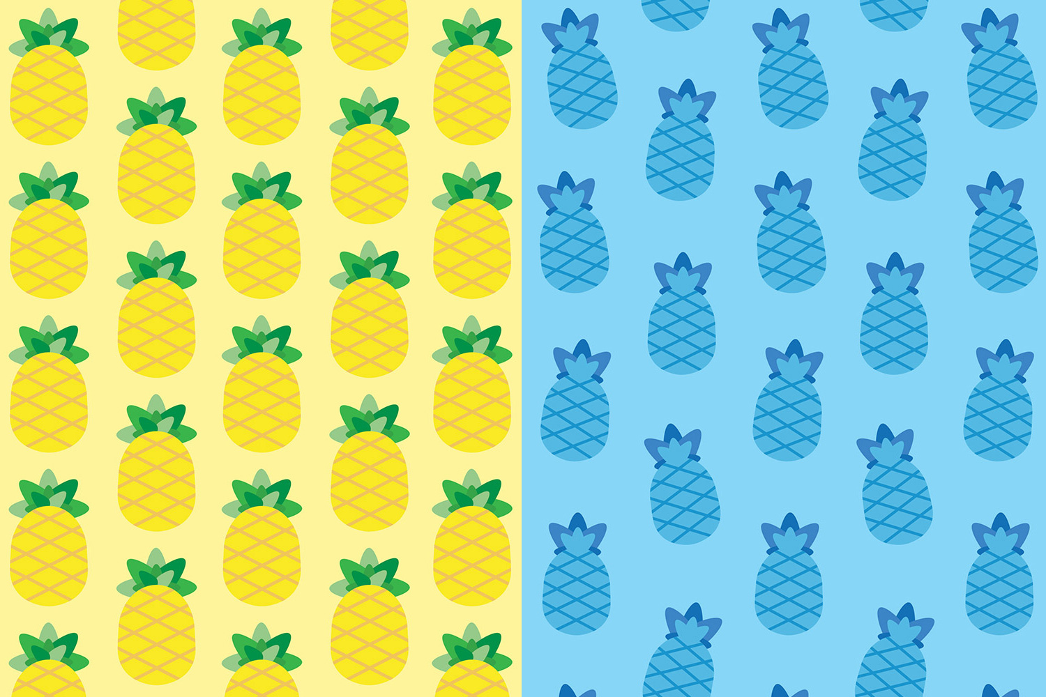 carta-da-regalo-pattern-ananas-pineapple-supercolors