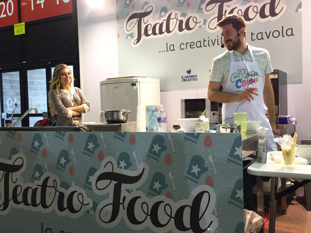 il palco del teatro food di Il Mondo Creativo - Craft Your Party